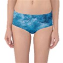 Blue Water Speech Therapy Mid-Waist Bikini Bottoms View1