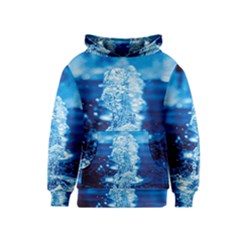 Water Blue Wallpaper Kids  Pullover Hoodie by artworkshop