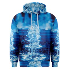 Water Blue Wallpaper Men s Overhead Hoodie