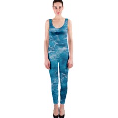 Blue Water Speech Therapy One Piece Catsuit by artworkshop