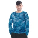 Blue Water Speech Therapy Men s Long Sleeve Raglan Tee View1