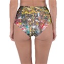 Water Droplets Reversible High-Waist Bikini Bottoms View4