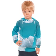 Clouds Hd Wallpaper Kids  Hooded Pullover by artworkshop