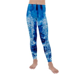 Water Blue Wallpaper Kids  Lightweight Velour Leggings by artworkshop