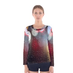 Rain On Window Women s Long Sleeve Tee