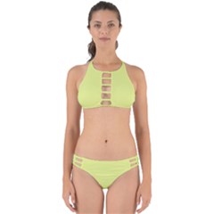 Key Lime Yellow	 - 	perfectly Cut Out Bikini Set