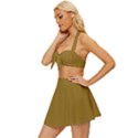 Mode Beige	 - 	Vintage Style Bikini Top and Skirt Set View2