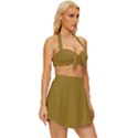 Mode Beige	 - 	Vintage Style Bikini Top and Skirt Set View3