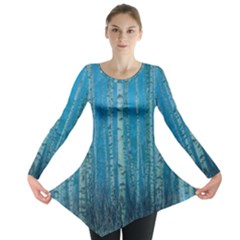 Forest Birch Nature Autumn Masuria Long Sleeve Tunic  by Ravend