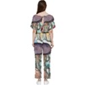 Shroom Magic Mushroom Charm Batwing Lightweight Chiffon Jumpsuit View2