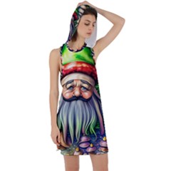 Mushroom Magic Charm Racer Back Hoodie Dress by GardenOfOphir