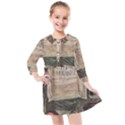 Magic Mushroom Conjure Charm Kids  Quarter Sleeve Shirt Dress View1