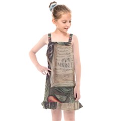 Magic Mushroom Conjure Charm Kids  Overall Dress by GardenOfOphir