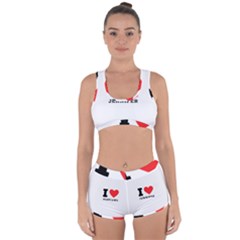 I Love Jennifer  Racerback Boyleg Bikini Set