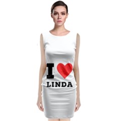 I Love Linda  Sleeveless Velvet Midi Dress by ilovewhateva