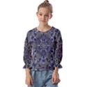 Kaleidoscope Geometric Pattern Geometric Shapes Kids  Cuff Sleeve Top View1