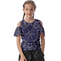 Kaleidoscope Geometric Pattern Geometric Shapes Kids  Butterfly Cutout Tee View1