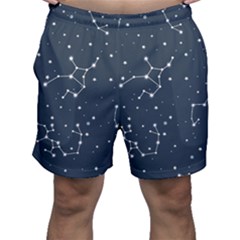 Constellation Stars Art Pattern Design Wallpaper Men s Shorts