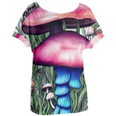 Necromancy Toadstool Women s Oversized Tee