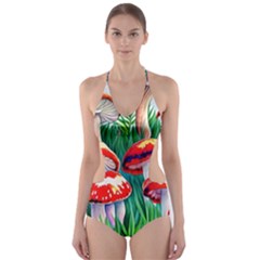 Conjuring Sorcery Spell Cut-out One Piece Swimsuit