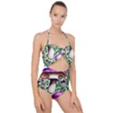 Magician s Conjuration Mushroom Scallop Top Cut Out Swimsuit View1