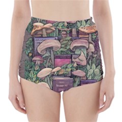 Spellbinding Mojo Mushroom High-waisted Bikini Bottoms