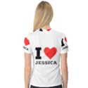 I love jessica V-Neck Sport Mesh Tee View2