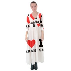 I Love Sarah Button Up Maxi Dress by ilovewhateva