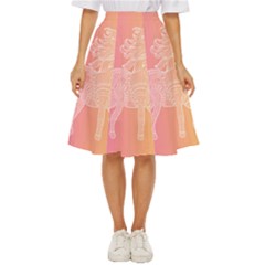 Unicorm Orange And Pink Classic Short Skirt by lifestyleshopee