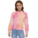 unicorm orange and pink Women s Long Sleeve Raglan Tee View1