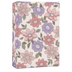 Flowers Petals Plants Floral Print Pattern Design Playing Cards Single Design (rectangle) With Custom Box by Ravend