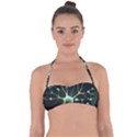 Ai Generated Neuron Network Connection Halter Bandeau Bikini Top View1