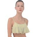 Beige	 - 	Frill Bikini Top View1