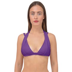 Eminence Purple	 - 	double Strap Halter Bikini Top