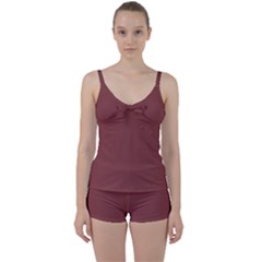 Brandy Brown	 - 	tie Front Two Piece Tankini by ColorfulSwimWear