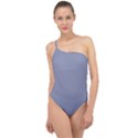 Cool Grey	 - 	Classic One Shoulder Swimsuit View1