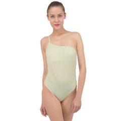 Pale Spring Bud	 - 	classic One Shoulder Swimsuit