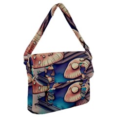 Mushroom Cloud Legerdemain Portobello Warlock Buckle Messenger Bag by GardenOfOphir