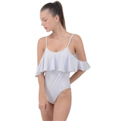 Canolli Cream	 - 	drape Piece Swimsuit