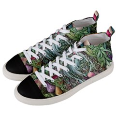 Craft Mushroom Men s Mid-top Canvas Sneakers by GardenOfOphir