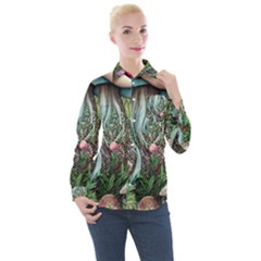 Craft Mushroom Women s Long Sleeve Pocket Shirt