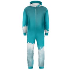 Clouds Hd Wallpaper Hooded Jumpsuit (men)