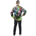 Vintage Flowery Mushroom Men s Half Zip Pullover View2
