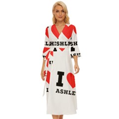 I Love Ashley Midsummer Wrap Dress by ilovewhateva