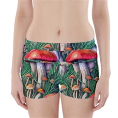 Forest Fairycore Mushroom Foraging Craft Boyleg Bikini Wrap Bottoms by GardenOfOphir