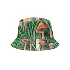 Forest Fairycore Mushroom Foraging Craft Bucket Hat (kids) by GardenOfOphir