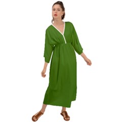 Light Seaweed Green	 - 	grecian Style Maxi Dress by ColorfulDresses