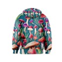 Forest Mushroom Kids  Zipper Hoodie View2