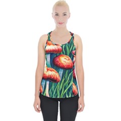 Enchanted Forest Mushroom Piece Up Tank Top by GardenOfOphir