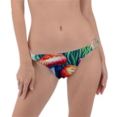 Enchanted Forest Mushroom Ring Detail Bikini Bottoms